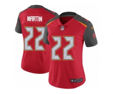 Women's Nike Tampa Bay Buccaneers #22 Doug Martin Vapor Untouchable Limited Red Team Color NFL Jersey