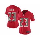 Women's Nike Tampa Bay Buccaneers #23 Chris Conte Limited Red Rush NFL Jersey