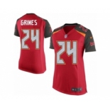 Women's Nike Tampa Bay Buccaneers #24 Brent Grimes Limited Red Team Color NFL Jersey