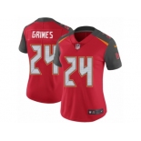 Women's Nike Tampa Bay Buccaneers #24 Brent Grimes Vapor Untouchable Limited Red Team Color NFL Jersey