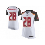 Women's Nike Tampa Bay Buccaneers #28 Vernon Hargreaves III Game White NFL Jersey