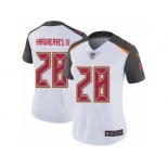 Women's Nike Tampa Bay Buccaneers #28 Vernon Hargreaves III Vapor Untouchable Limited White NFL Jersey