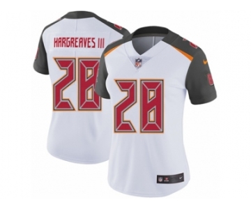 Women's Nike Tampa Bay Buccaneers #28 Vernon Hargreaves III Vapor Untouchable Limited White NFL Jersey