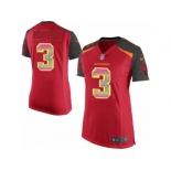 Women's Nike Tampa Bay Buccaneers #3 Jameis Winston Limited Red Strobe NFL Jersey