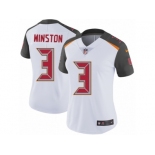 Women's Nike Tampa Bay Buccaneers #3 Jameis Winston Vapor Untouchable Limited White NFL Jersey