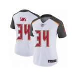 Women's Nike Tampa Bay Buccaneers #34 Charles Sims Vapor Untouchable Limited White NFL Jersey