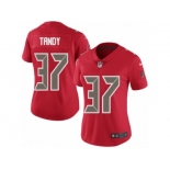 Women's Nike Tampa Bay Buccaneers #37 Keith Tandy Limited Red Rush NFL Jersey