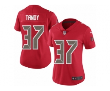 Women's Nike Tampa Bay Buccaneers #37 Keith Tandy Limited Red Rush NFL Jersey