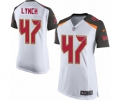 Women's Nike Tampa Bay Buccaneers #47 John Lynch Game White NFL Jersey