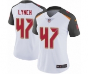 Women's Nike Tampa Bay Buccaneers #47 John Lynch White Vapor Untouchable Limited Player NFL Jersey