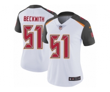 Women's Nike Tampa Bay Buccaneers #51 Kendell Beckwith Vapor Untouchable Limited White NFL Jersey