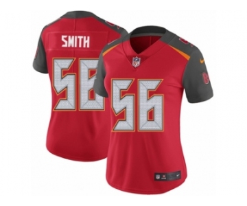 Women's Nike Tampa Bay Buccaneers #56 Jacquies Smith Vapor Untouchable Limited Red Team Color NFL Jersey