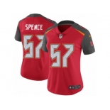 Women's Nike Tampa Bay Buccaneers #57 Noah Spence Vapor Untouchable Limited Red Team Color NFL Jersey