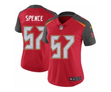 Women's Nike Tampa Bay Buccaneers #57 Noah Spence Vapor Untouchable Limited Red Team Color NFL Jersey