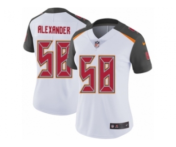 Women's Nike Tampa Bay Buccaneers #58 Kwon Alexander Vapor Untouchable Limited White NFL Jersey