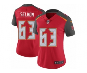 Women's Nike Tampa Bay Buccaneers #63 Lee Roy Selmon Vapor Untouchable Limited Red Team Color NFL Jersey