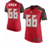 Women's Nike Tampa Bay Buccaneers #66 Ryan Jensen Game Red Team Color NFL Jersey