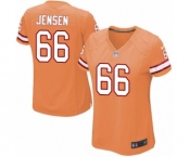 Women's Nike Tampa Bay Buccaneers #66 Ryan Jensen Limited Orange Glaze Alternate NFL Jersey