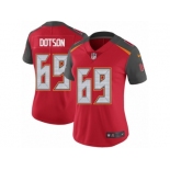 Women's Nike Tampa Bay Buccaneers #69 Demar Dotson Vapor Untouchable Limited Red Team Color NFL Jersey