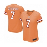 Women's Nike Tampa Bay Buccaneers #7 Chandler Catanzaro Game Orange Glaze Alternate NFL Jersey