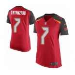 Women's Nike Tampa Bay Buccaneers #7 Chandler Catanzaro Game Red Team Color NFL Jersey