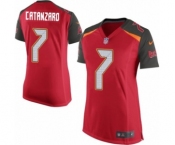 Women's Nike Tampa Bay Buccaneers #7 Chandler Catanzaro Game Red Team Color NFL Jersey