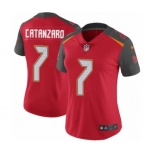 Women's Nike Tampa Bay Buccaneers #7 Chandler Catanzaro Red Team Color Vapor Untouchable Limited Player NFL Jersey