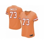 Women's Nike Tampa Bay Buccaneers #73 J. R. Sweezy Limited Orange Glaze Alternate NFL Jersey