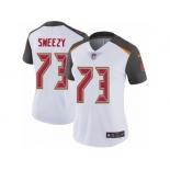 Women's Nike Tampa Bay Buccaneers #73 J. R. Sweezy Vapor Untouchable Limited White NFL Jersey