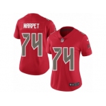 Women's Nike Tampa Bay Buccaneers #74 Ali Marpet Limited Red Rush NFL Jersey