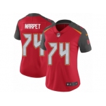 Women's Nike Tampa Bay Buccaneers #74 Ali Marpet Vapor Untouchable Limited Red Team Color NFL Jersey