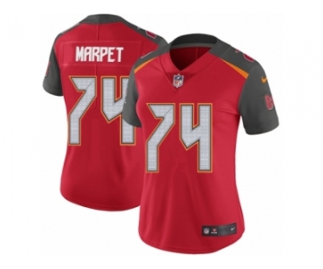 Women's Nike Tampa Bay Buccaneers #74 Ali Marpet Vapor Untouchable Limited Red Team Color NFL Jersey