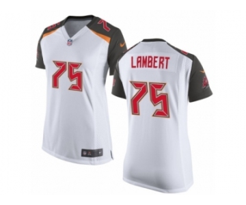 Women's Nike Tampa Bay Buccaneers #75 Davonte Lambert Game White NFL Jersey