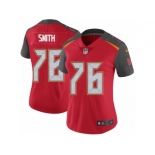 Women's Nike Tampa Bay Buccaneers #76 Donovan Smith Vapor Untouchable Limited Red Team Color NFL Jersey