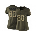 Women's Nike Tampa Bay Buccaneers #80 O. J. Howard Limited Green Salute to Service NFL Jersey