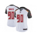 Women's Nike Tampa Bay Buccaneers #90 Chris Baker Vapor Untouchable Limited White NFL Jersey