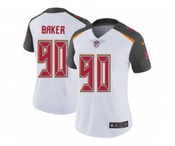 Women's Nike Tampa Bay Buccaneers #90 Chris Baker Vapor Untouchable Limited White NFL Jersey