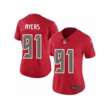 Women's Nike Tampa Bay Buccaneers #91 Robert Ayers Limited Red Rush NFL Jersey