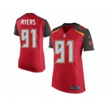 Women's Nike Tampa Bay Buccaneers #91 Robert Ayers Limited Red Team Color NFL Jersey