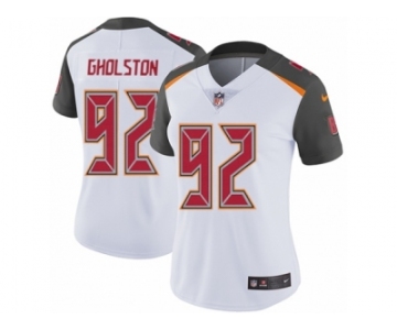 Women's Nike Tampa Bay Buccaneers #92 William Gholston Vapor Untouchable Limited White NFL Jersey