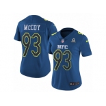 Women's Nike Tampa Bay Buccaneers #93 Gerald McCoy Limited Blue 2017 Pro Bowl NFL Jersey