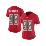 Women's Nike Tampa Bay Buccaneers #98 Clinton McDonald Limited Red Rush NFL Jersey