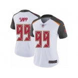 Women's Nike Tampa Bay Buccaneers #99 Warren Sapp Vapor Untouchable Limited White NFL Jersey