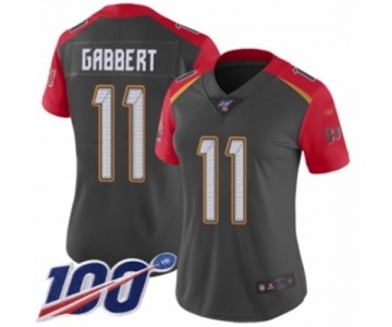 Women's Tampa Bay Buccaneers #11 Blaine Gabbert Limited Gray Inverted Legend 100th Season Football Jersey