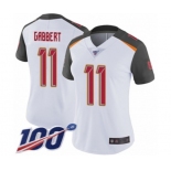 Women's Tampa Bay Buccaneers #11 Blaine Gabbert White Vapor Untouchable Limited Player 100th Season Football Jersey