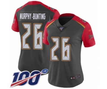 Women's Tampa Bay Buccaneers #26 Sean Murphy-Bunting Limited Gray Inverted Legend 100th Season Football Jersey