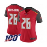 Women's Tampa Bay Buccaneers #26 Sean Murphy-Bunting Red Team Color Vapor Untouchable Limited Player 100th Season Football Jersey