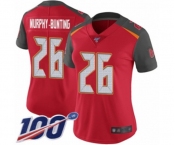 Women's Tampa Bay Buccaneers #26 Sean Murphy-Bunting Red Team Color Vapor Untouchable Limited Player 100th Season Football Jersey