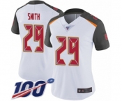 Women's Tampa Bay Buccaneers #29 Ryan Smith White Vapor Untouchable Limited Player 100th Season Football Jersey