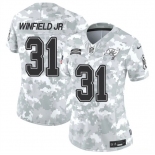 Women's Tampa Bay Buccaneers #31 Antoine Winfield Jr. 2024 F.U.S.E Arctic Camo Salute To Service Limited Stitched Football Jersey